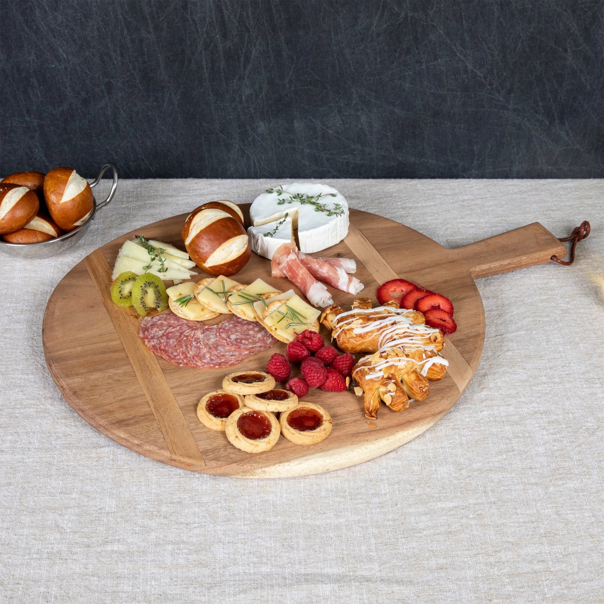 Madera Round Charcuterie Board - 22.5" x 18" - The Mayfair Hall