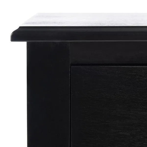 Athena Classic Farmhouse Black Accent Table - The Mayfair Hall