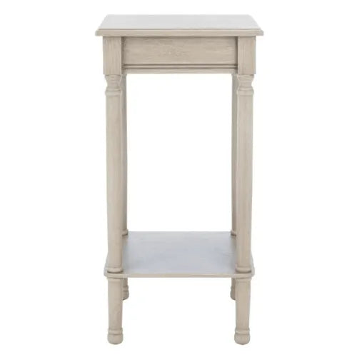 Tinsley Greige Square Accent Table - The Mayfair Hall