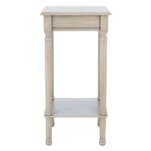 Tinsley Greige Square Accent Table - The Mayfair Hall