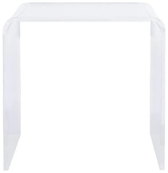 Crystal Clear Acrylic Side Table - The Mayfair Hall
