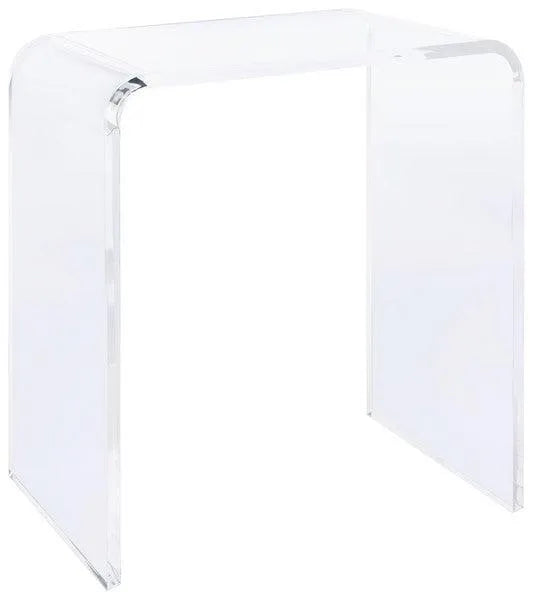Crystal Clear Acrylic Side Table - The Mayfair Hall