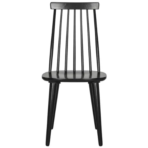 Burris Sleek Black Windsor Side Dining Chair - The Mayfair Hall