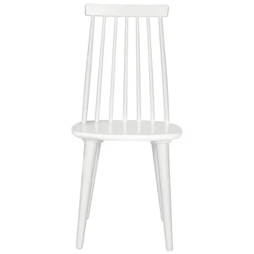 Burris Sleek White Windsor Side Dining Chair - The Mayfair Hall