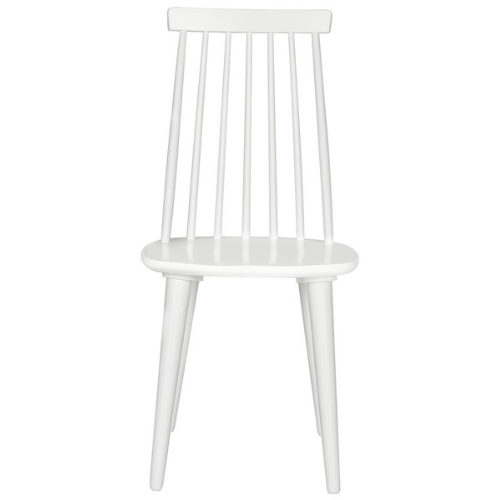 Burris Sleek White Windsor Side Dining Chair - The Mayfair Hall