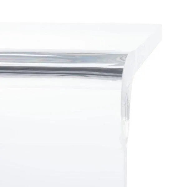 Chrome-Clear Acrylic Bar Cart - The Mayfair Hall