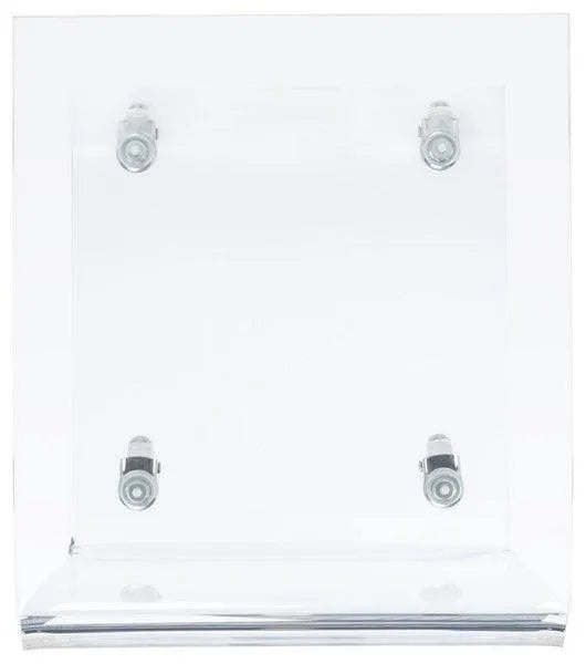 Chrome-Clear Acrylic Bar Cart - The Mayfair Hall