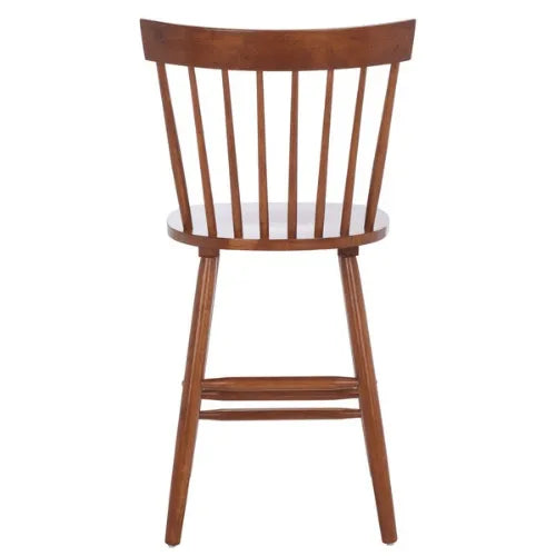 Chic Walnut Counter Stool (Set of 2) - The Mayfair Hall