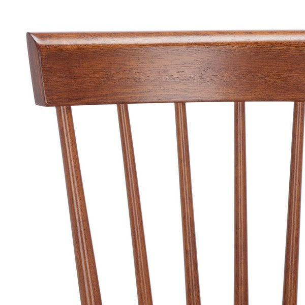 Chic Walnut Counter Stool (Set of 2) - The Mayfair Hall