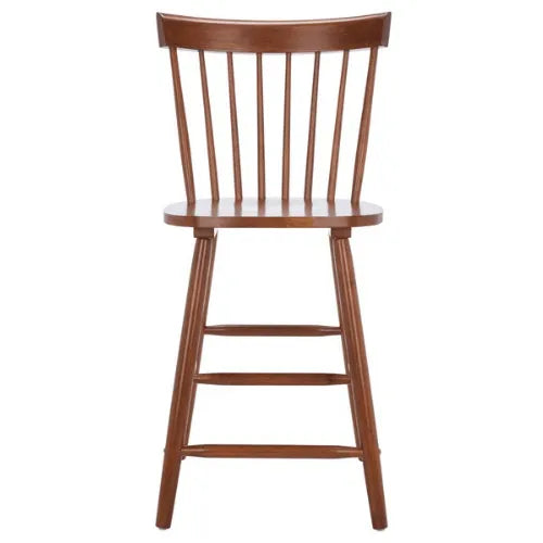 Providence Walnut Spindle Back Counter Stool (Set of 2) - The Mayfair Hall