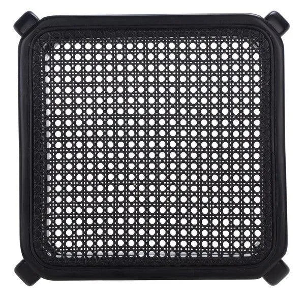 Black Backless Cane Bar Stool - The Mayfair Hall