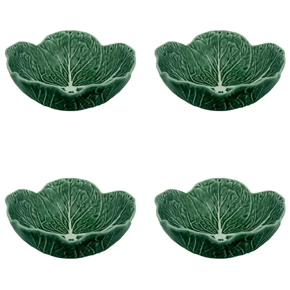 Bordallo Pinheiro Bordallo Pinheiro Cabbage Green Cereal Bowl (Set of 4)