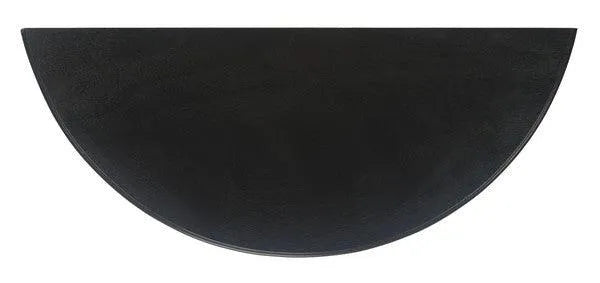 Safavieh Tinsley Black Half Round Console Table