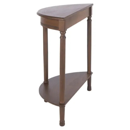 Brown Half Round Console Table - The Mayfair Hall