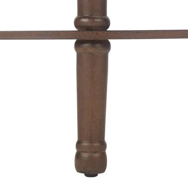 Brown Half Round Console Table - The Mayfair Hall