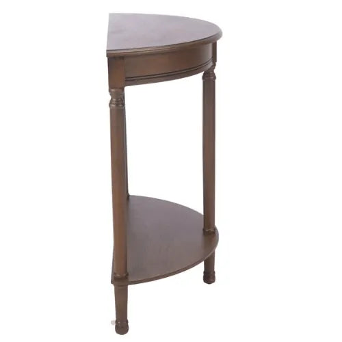 Brown Half Round Console Table - The Mayfair Hall