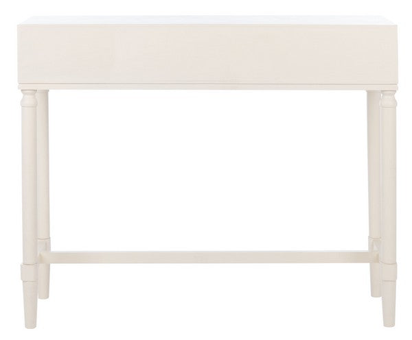 Estella White-Greige Console Table - The Mayfair Hall