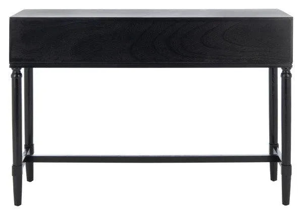 Estella Sleek Black Console Table - The Mayfair Hall