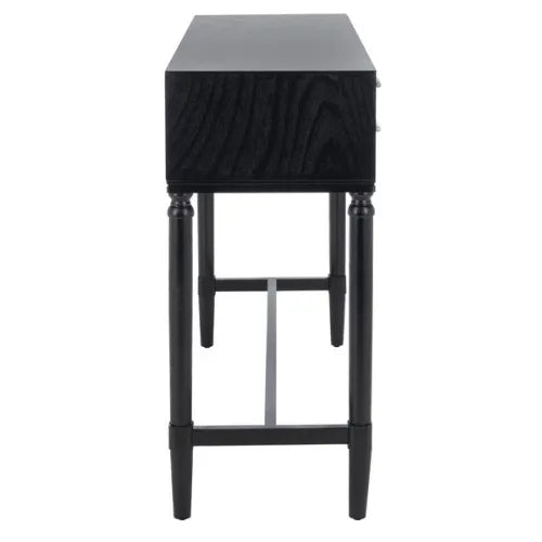 Estella Sleek Black Console Table - The Mayfair Hall