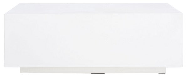 White Rectangle Coffee Table - The Mayfair Hall