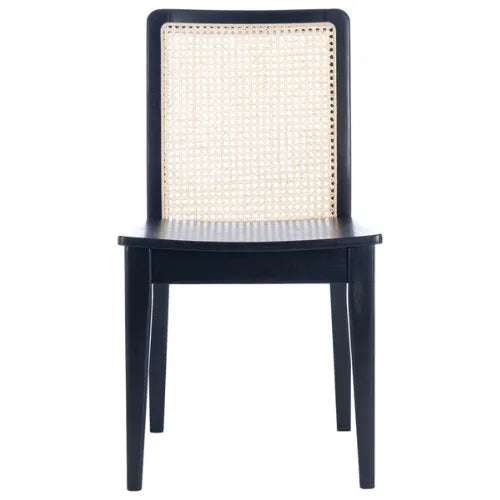 Benicio Cane Black Dining Chair (Set of 2) - The Mayfair Hall