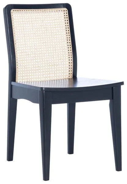 Benicio Cane Black Dining Chair (Set of 2) - The Mayfair Hall