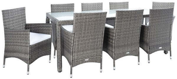 Hailee Grey-Brown Dining Set - The Mayfair Hall