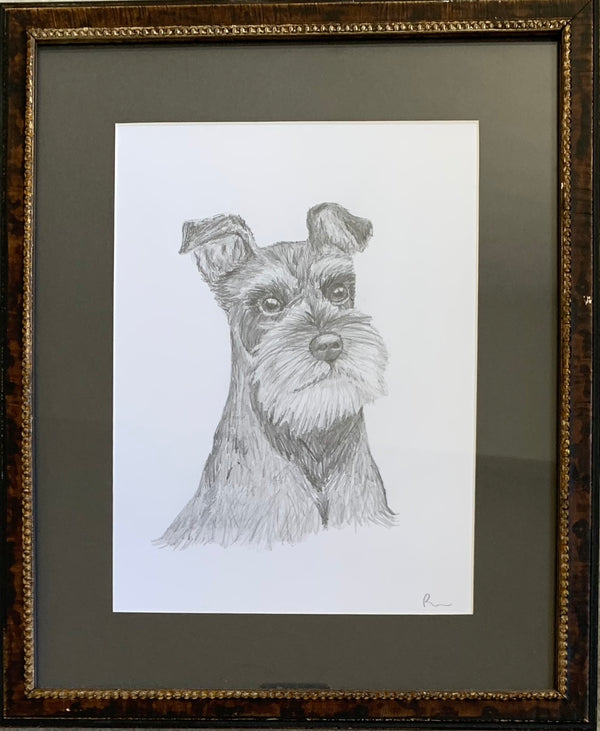 Hand Drawn Dog Sketch (Custom Order) - The Mayfair Hall