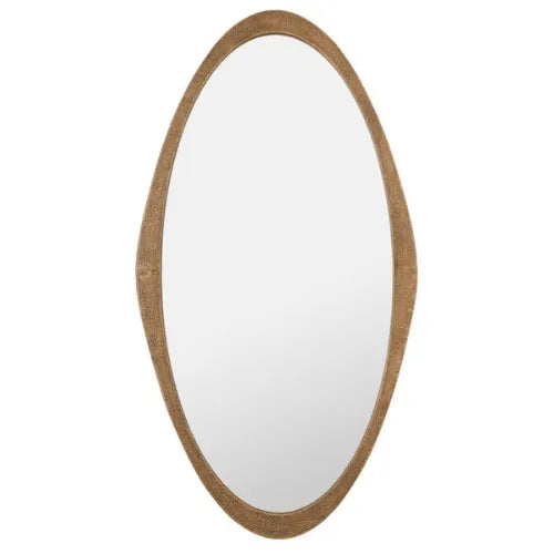 Brass Oval Shape Mirror - The Mayfair Hall
