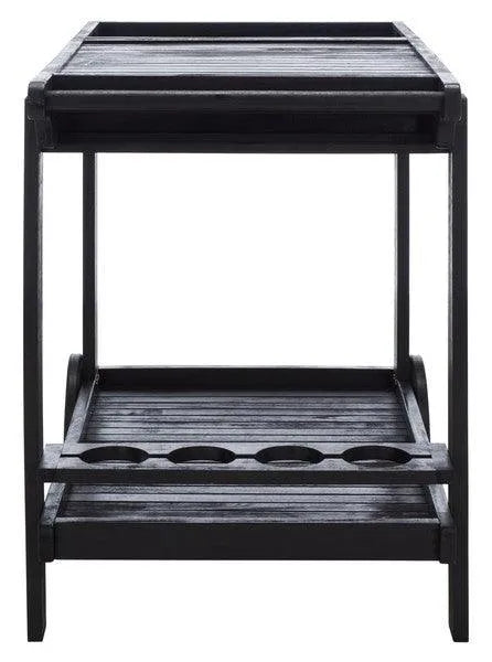 Orland Black Serving Cart - Tea Trolley - The Mayfair Hall