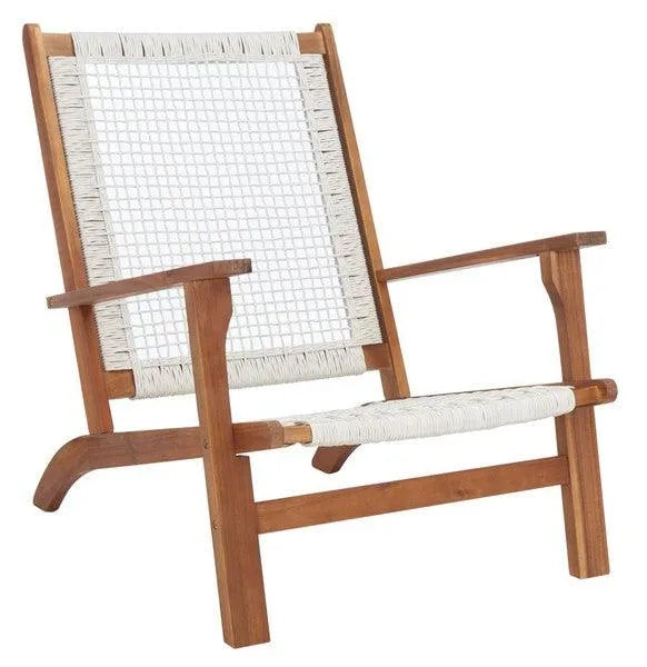 Safavieh Chantelle Natural-White Outdoor Lounge Set (5 Piece Set)