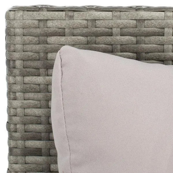 Safavieh Grey Wicker Poolside Daybed
