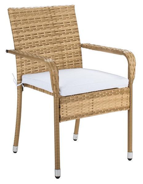 Natural-White Contemporary Bistro Set (3 Piece Set) - The Mayfair Hall