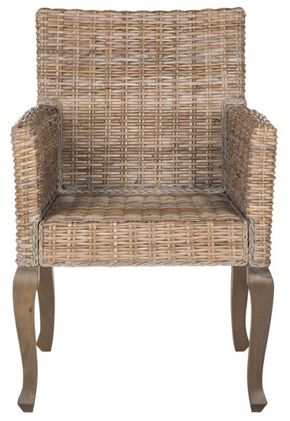Armando Natural Wicker Dining Chair (Set of 2) - The Mayfair Hall