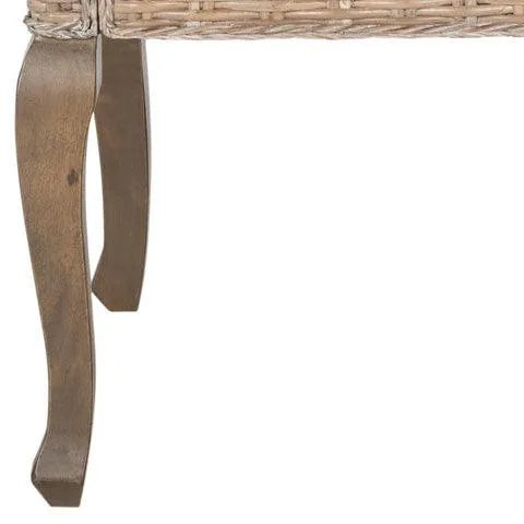 Safavieh Armando Natural Wicker Dining Chair (Set of 2)