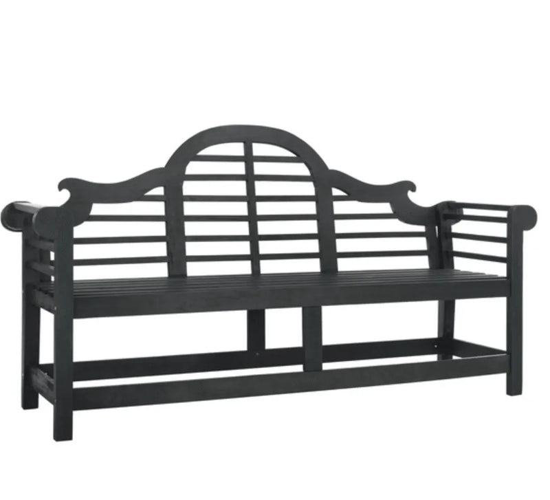 Khara Slate Lutyens Style Garden Bench - The Mayfair Hall