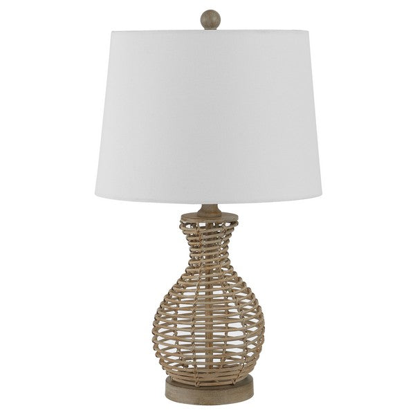 22-INCH H NATURAL SEAGRASS TABLE LAMP - The Mayfair Hall
