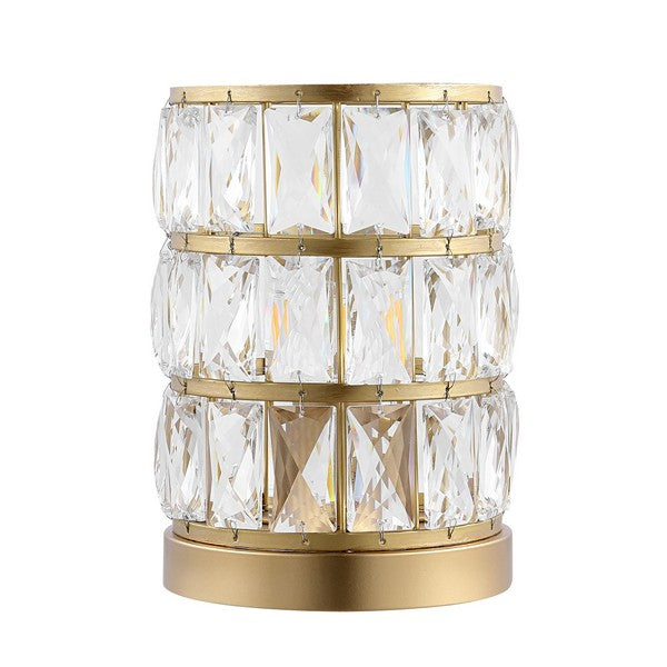 Alva Diamond Cut Brass Table Lamp - The Mayfair Hall