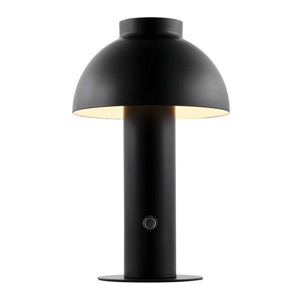 12-INCH H BLACK RECHARGEABLE LED TABLE LAMP - The Mayfair Hall