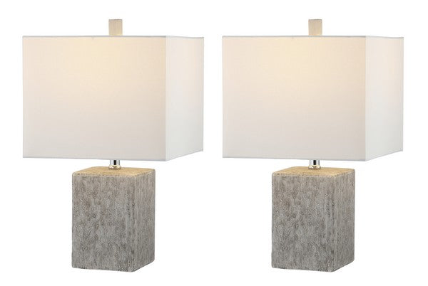 Jaxon Grey Ceramic Table Lamp (Set o 2) - The Mayfair Hall