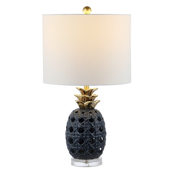 Sonny Navy-Gold Pineapple Table Lamp - The Mayfair Hall