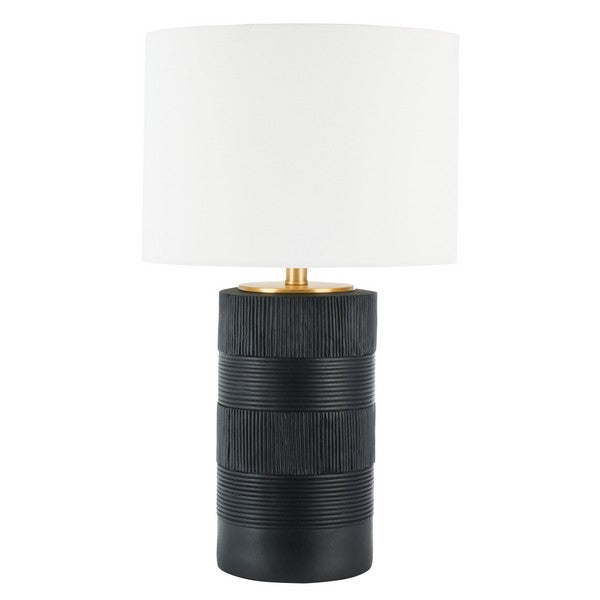 25-INCH H BLACK TABLE LAMP - The Mayfair Hall