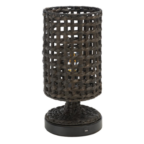 Knowles Black Water Hyacinth Table Lamp - The Mayfair Hall