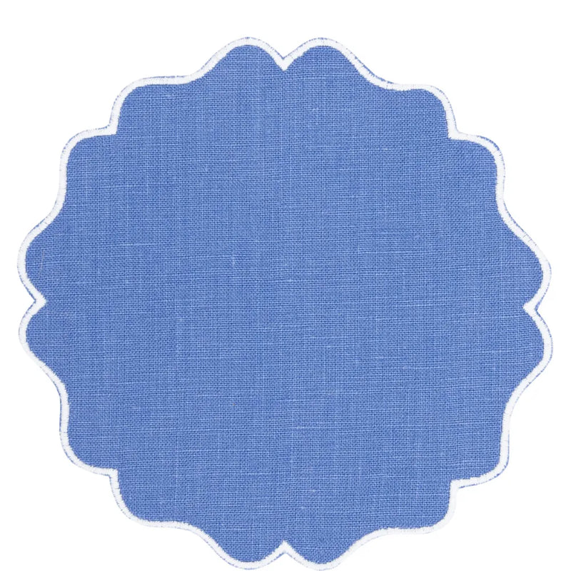 Los Encajeros Alhambra Palace Blue Coaster (Set of 4) - The Mayfair Hall