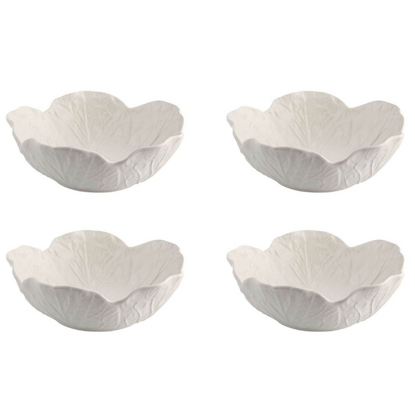 Bordallo Pinheiro Cabbage Beige Cereal Bowl (Set of 4) - The Mayfair Hall