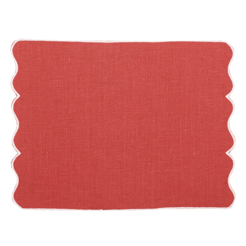 ALHAMBRA BLOOD ORANGE COCKTAIL NAPKINS (SET OF 4) - PRE-ORDER - The Mayfair Hall
