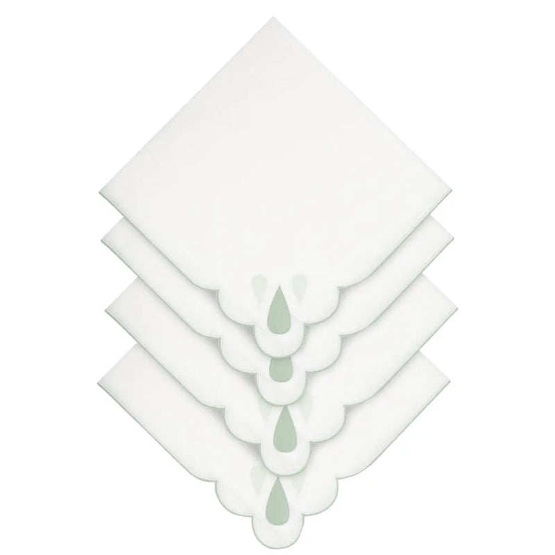 Los Encajeros Drops Reseda Napkins (Set of 4) - The Mayfair Hall