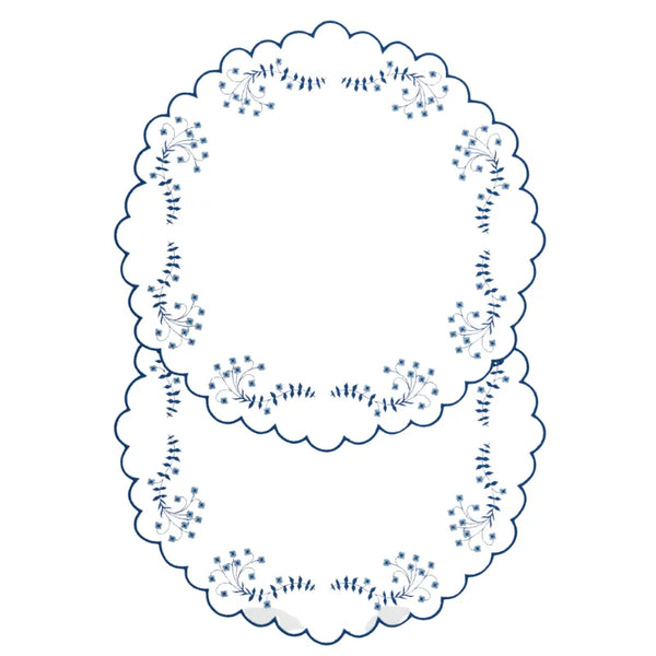 Los Encajeros Spring Blue Placemats (Set of 4) - The Mayfair Hall