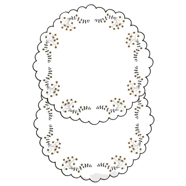 Los Encajeros Spring Brown Placemats (Set of 4) - The Mayfair Hall