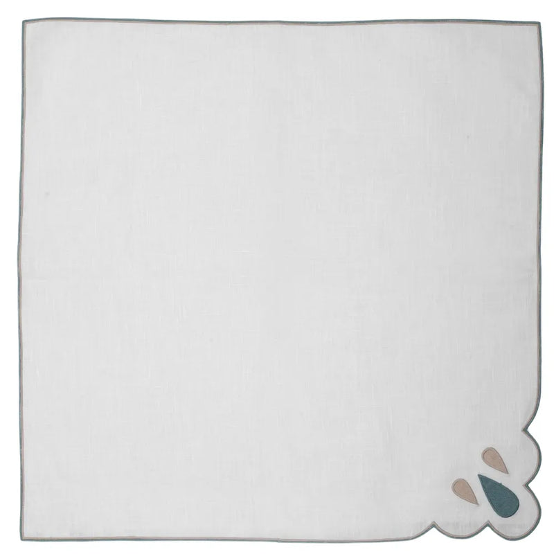 DROPS PEACOCK NAPKIN (SET OF 4) - PRE-ORDER - The Mayfair Hall